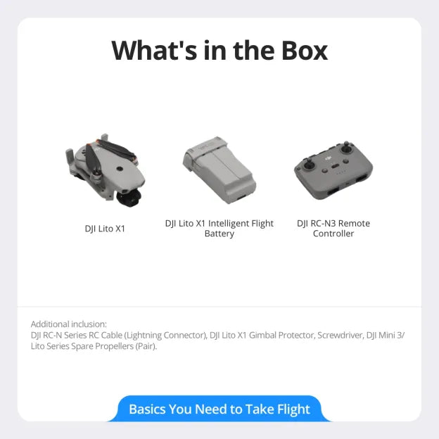 DJI Lito X1 Drone with DJI RC-N3 Remote Controller