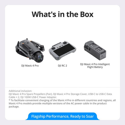 DJI Mavic 4 Pro Drone with DJI RC 2 Remote Controller