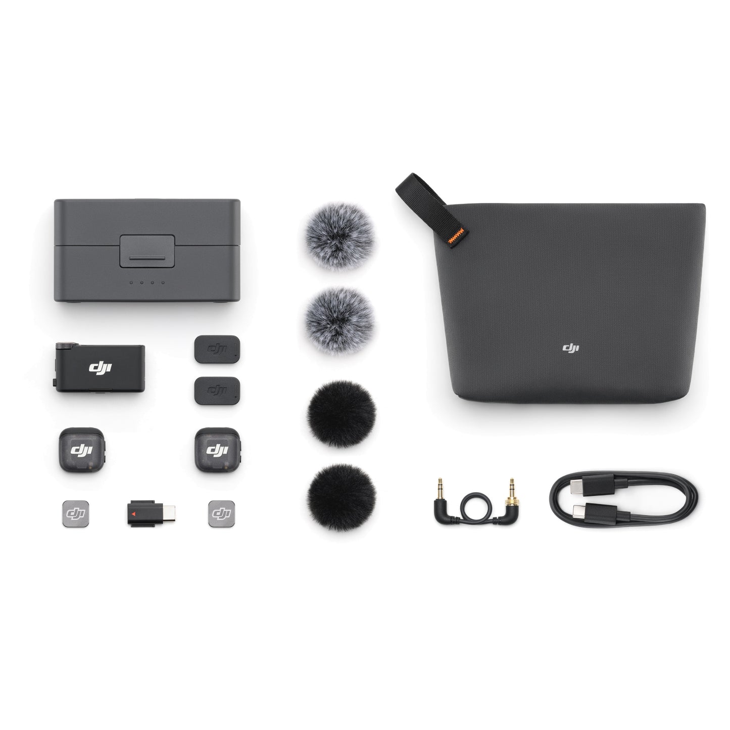 DJI Mic 3 2 TX + 1 RX + 1 Charging Case Compact 2-Person Digital Wireless Microphone System