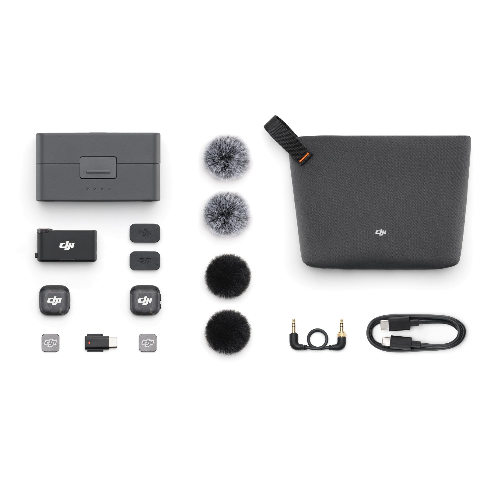 DJI Mic 3 2 TX + 1 RX + 1 Charging Case Compact 2-Person Digital Wireless Microphone System