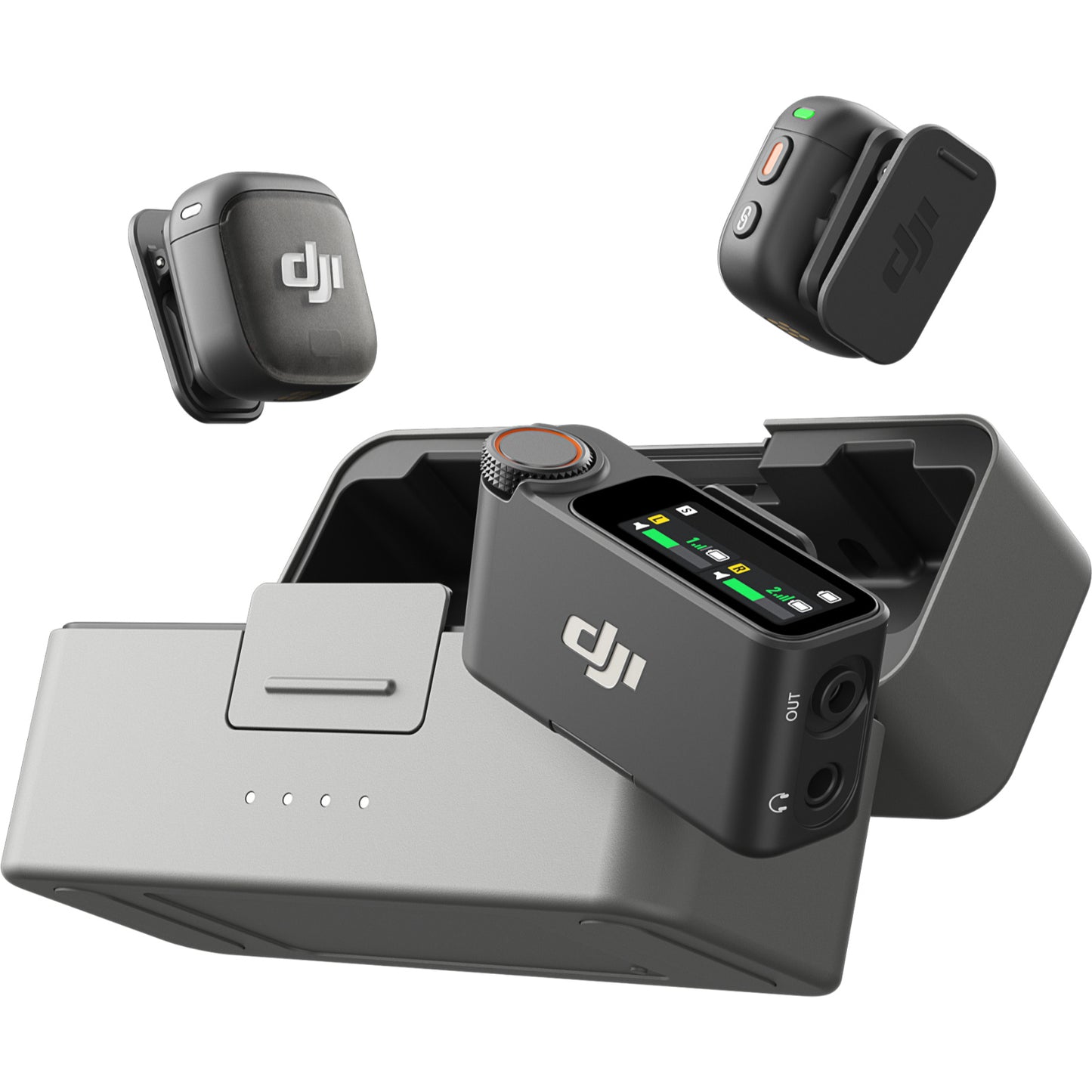 DJI Mic 3 2 TX + 1 RX + 1 Charging Case Compact 2-Person Digital Wireless Microphone System