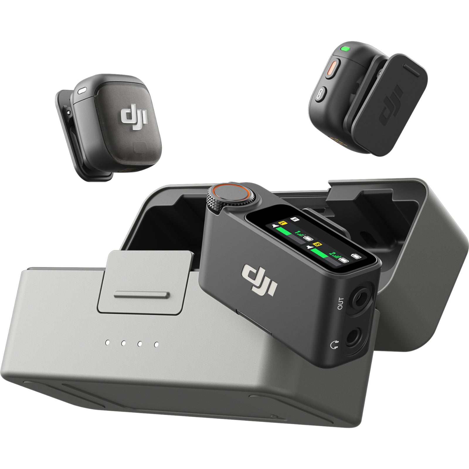 DJI Mic 3 2 TX + 1 RX + 1 Charging Case Compact 2-Person Digital Wireless Microphone System