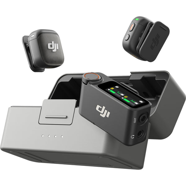 DJI Mic 3 2 TX + 1 RX + 1 Charging Case Compact 2-Person Digital Wireless Microphone System