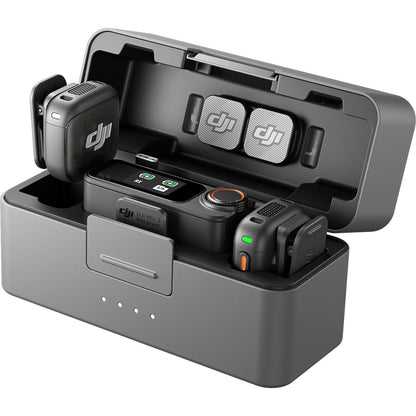 DJI Mic 3 2 TX + 1 RX + 1 Charging Case Compact 2-Person Digital Wireless Microphone System