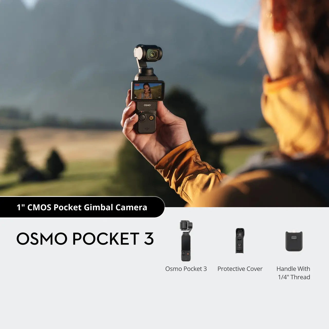 DJI Osmo Pocket 3 Standard Combo Handheld 4K 120fps 3-Axis Gimbal Vlogging Camera Action Cam