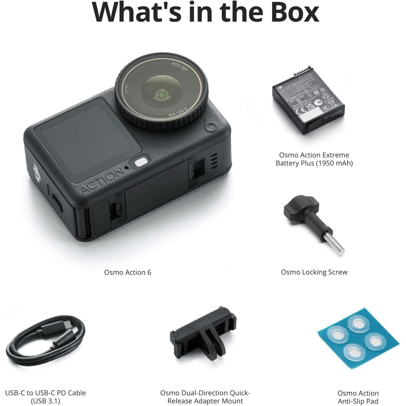 DJI Osmo Action 6 Camera Action Cam | Standard Combo
