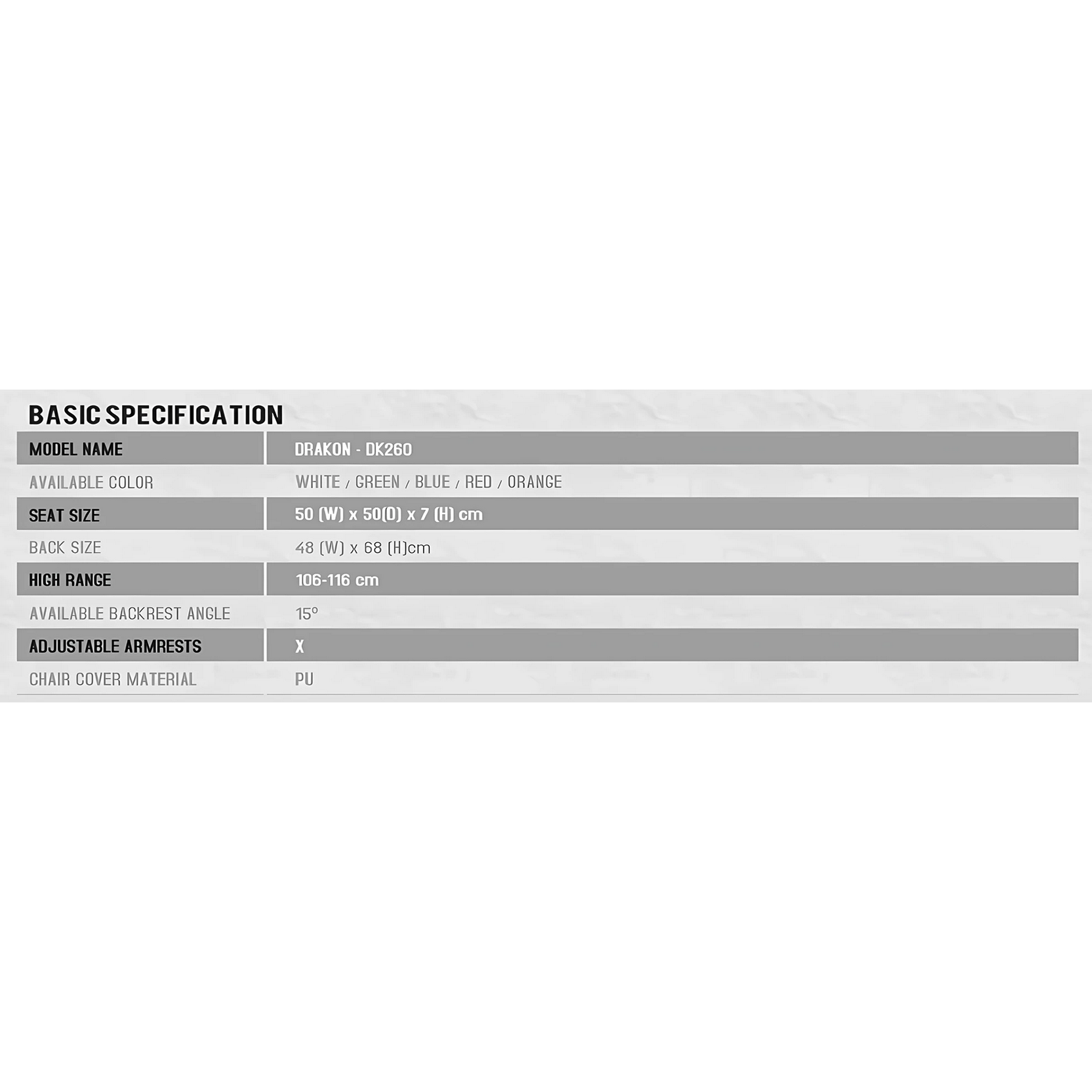 Raidmax Drakon Gaming Chair Blue