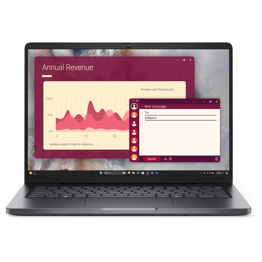 Dell Pro 14 PC14250 14" | Full HD+ | Intel Core Ultra 5 | 512GB SSD | 16GB RAM | Windows 11 Pro | Laptop