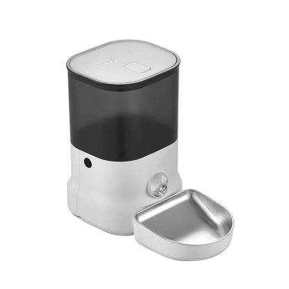 Dogness F11 Smart WiFi App Cube Cat Dog Pet Feeder - 4 Litre (White)