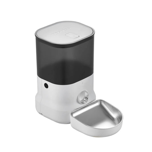 Dogness F11 Smart WiFi App Cube Cat Dog Pet Feeder - 4 Litre (White)