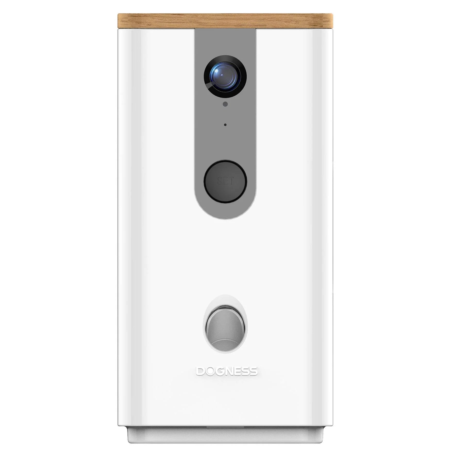 Dogness Smart App Camera Treater Automatic Pet Treat Dispenser Feeder White
