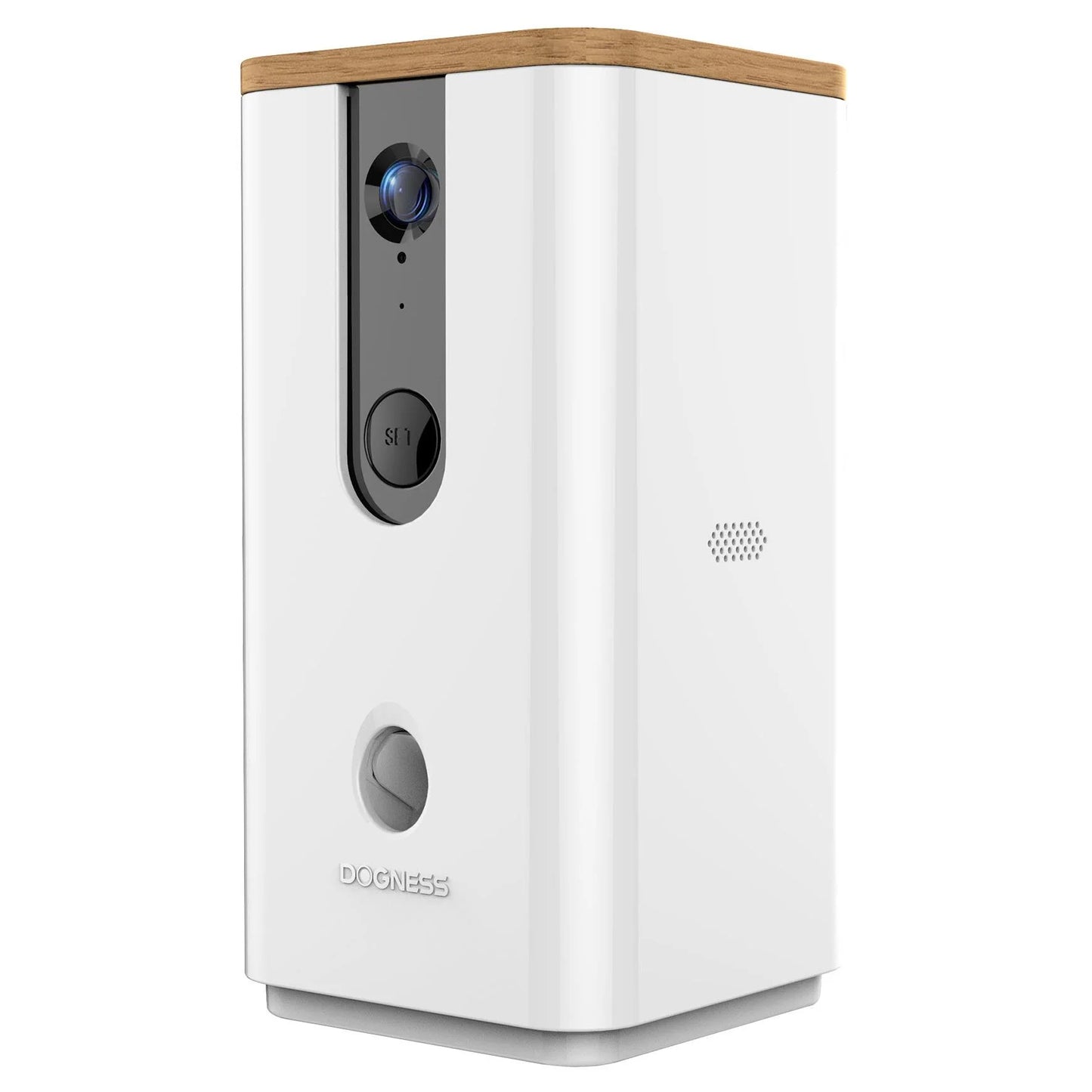 Dogness Smart App Camera Treater Automatic Pet Treat Dispenser Feeder White