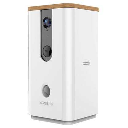 Dogness Smart App Camera Treater Automatic Pet Treat Dispenser Feeder White