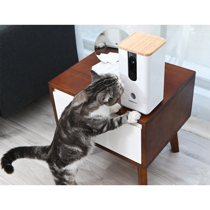 Dogness Smart App Camera Treater Automatic Pet Treat Dispenser Feeder White