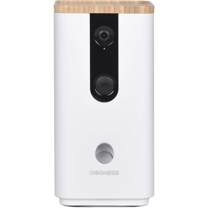 Dogness Smart App Camera Treater Automatic Pet Treat Dispenser Feeder White