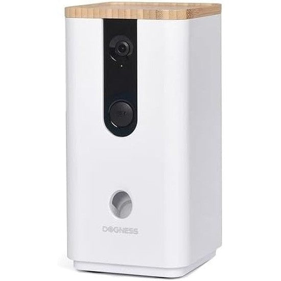 Dogness Smart App Camera Treater Automatic Pet Treat Dispenser Feeder White