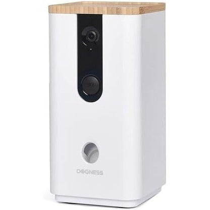 Dogness Smart App Camera Treater Automatic Pet Treat Dispenser Feeder White