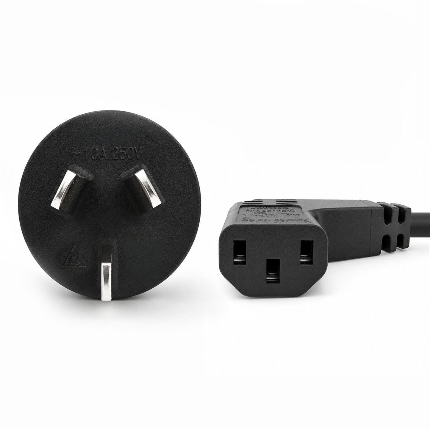 Dynamix 10A Right Angled IEC C13 (Female) to 3-Pin Plug (Male) Power Cord C-POWERCR3 | 3m