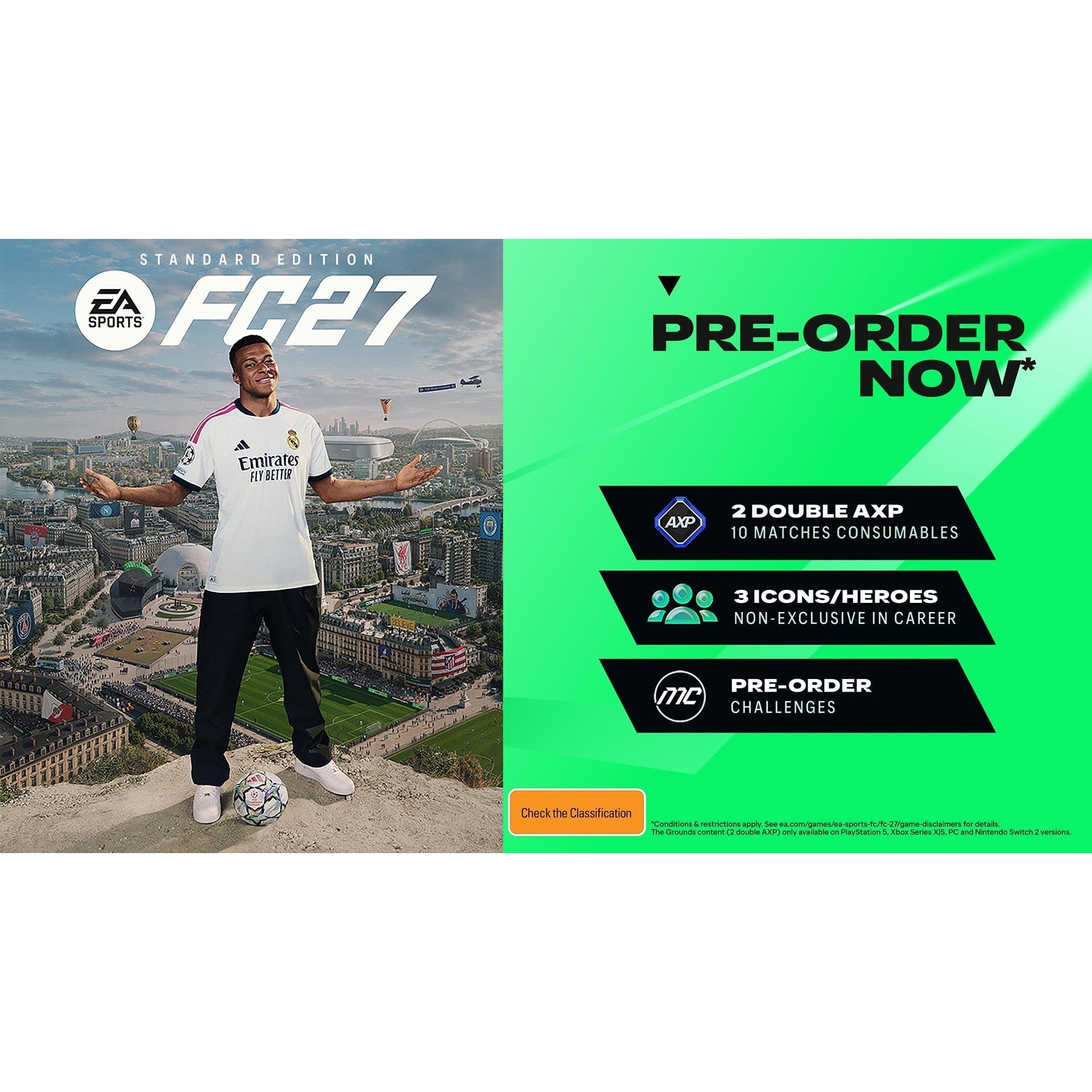EA Sports FC 27 Football Soccer FC 2027 FC27 Game Pre-Order Bonus DLC