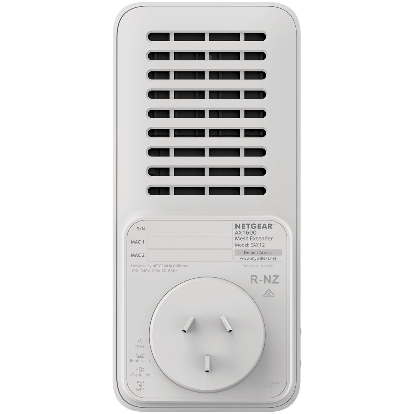 Netgear EAX15 (AX1800) Dual-Band 4-Stream WiFi 6 Mesh Range Extender - 1x Gigabit LAN