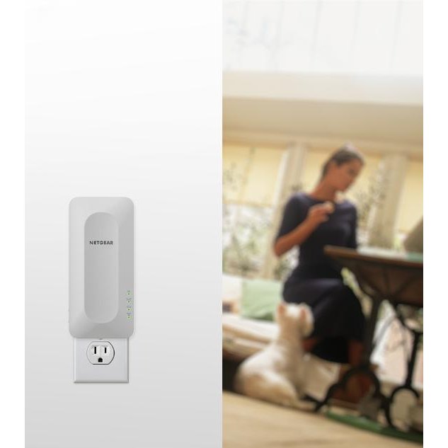 Netgear EAX15 (AX1800) Dual-Band 4-Stream WiFi 6 Mesh Range Extender - 1x Gigabit LAN