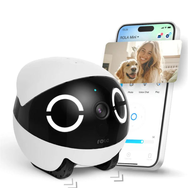 Enabot Rola Mini Pet Monitor Wireless Cat & Dog Companion Camera Robot