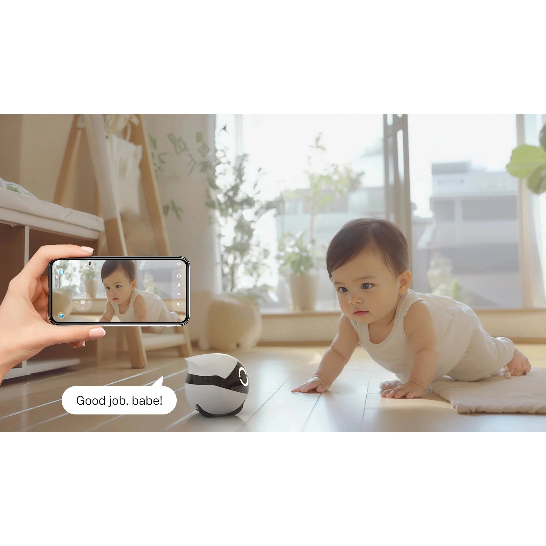 Enabot Rola Mini Pet Monitor Wireless Cat & Dog Companion Camera Robot