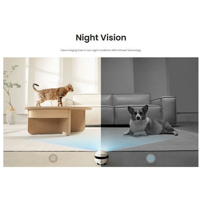 Enabot Rola Mini Pet Monitor Wireless Cat & Dog Companion Camera Robot