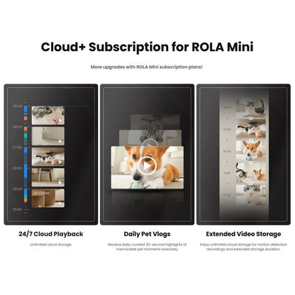 Enabot Rola Mini Pet Monitor Wireless Cat & Dog Companion Camera Robot