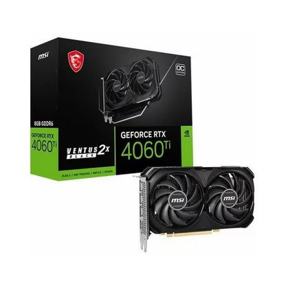 MSI NVIDIA GeForce RTX 4060 Ti | 8 GB GDDR6 | 8K UHD 7680 x 4320 | Graphics Card