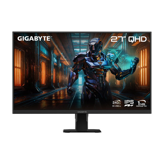 Gigabyte GS27Q X 27" | 2K 2560x1440 QHD | 1ms | 240 Hz/OC 250Hz IPS | 2xHDMI 1xDP Earphone Jack | Gaming Monitor