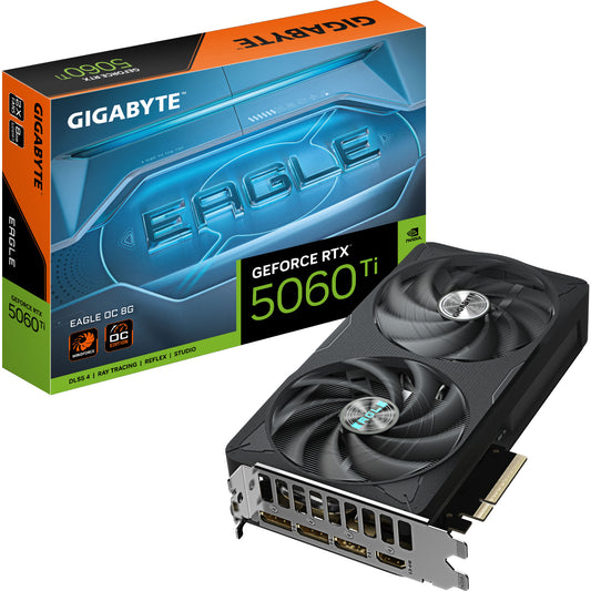 Gigabyte GeForce RTX 5060 Ti Eagle OC | 8GB GDDR7 | 8K UHD 7680 x 4320 | RTX5060Ti | Graphics Card
