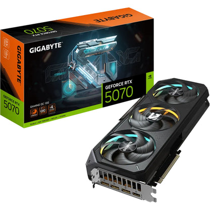 Gigabyte GeForce RTX 5070 Gaming OC | 12GB GDDR7 | 8K UHD 7680 x 4320 | RTX5070 | Graphics Card