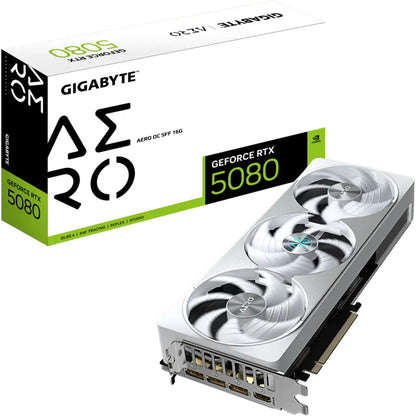 Gigabyte GeForce RTX 5080 Aero OC-16GD RTX5080 16GB GDDR7 PCIE Graphics Card