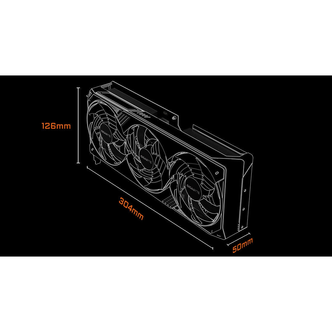 Gigabyte Nvidia GeForce RTX 5080 Windforce OC 16GB GDDR7 RTX5080 PCIE Graphics Card