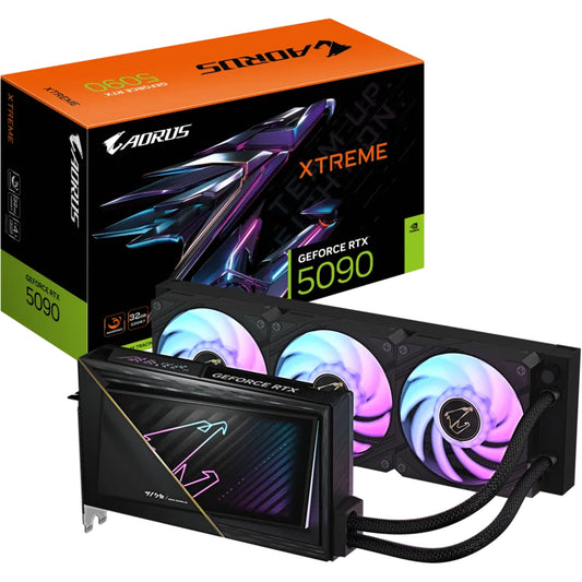 Gigabyte GeForce RTX 5090 Aorus Extreme Waterforce RTX5090 32GB GDDR7 PCIE Graphics Card