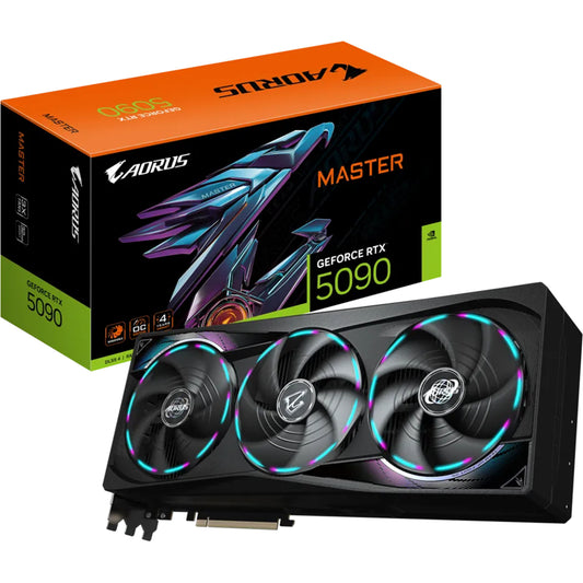 Gigabyte GeForce RTX 5090 Aorus Master 32GB GDDR7 RTX5090 PCIE Graphics Card