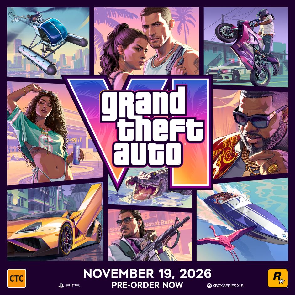 Grand Theft Auto VI GTA 6 Sony Playstation 5 - PS5 Open-World Action-Adventure Crime Game