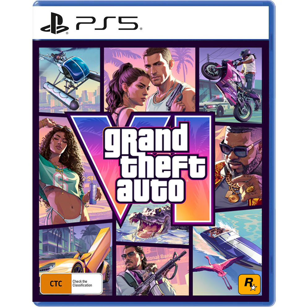 Grand Theft Auto VI GTA 6 Sony Playstation 5 - PS5 Open-World Action-Adventure Crime Game