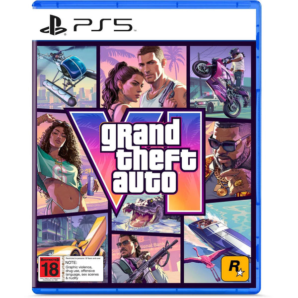 Grand Theft Auto VI GTA 6 (Sony Playstation 5) - PS5 Open-World Action-Adventure Crime Game