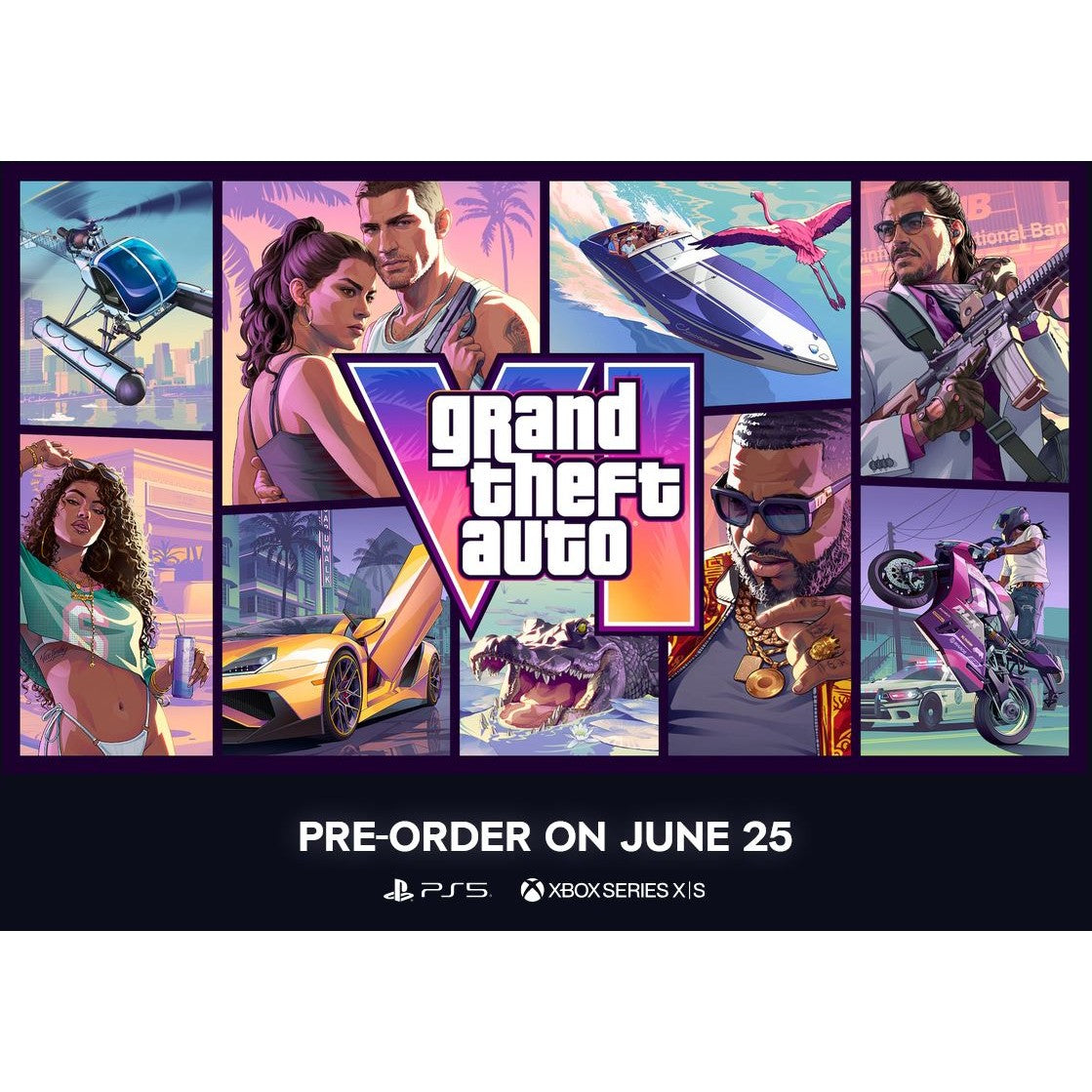 Grand Theft Auto VI GTA 6 Sony Playstation 5 - PS5 Open-World Action-Adventure Crime Game