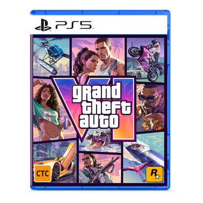 Grand Theft Auto VI GTA 6 Sony Playstation 5 - PS5 Open-World Action-Adventure Crime Game