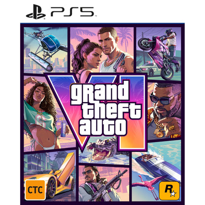 Grand Theft Auto VI GTA 6 Sony Playstation 5 - PS5 Open-World Action-Adventure Crime Game