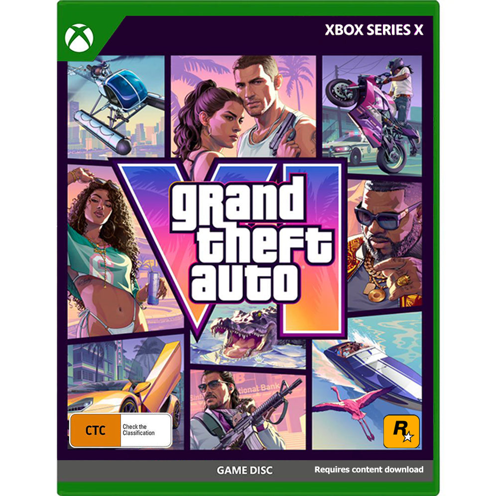 Grand Theft Auto VI GTA 6 Microsoft Xbox Series X|S - Open-World Action-Adventure Crime Game
