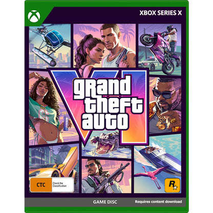 Grand Theft Auto VI GTA 6 Microsoft Xbox Series X|S - Open-World Action-Adventure Crime Game