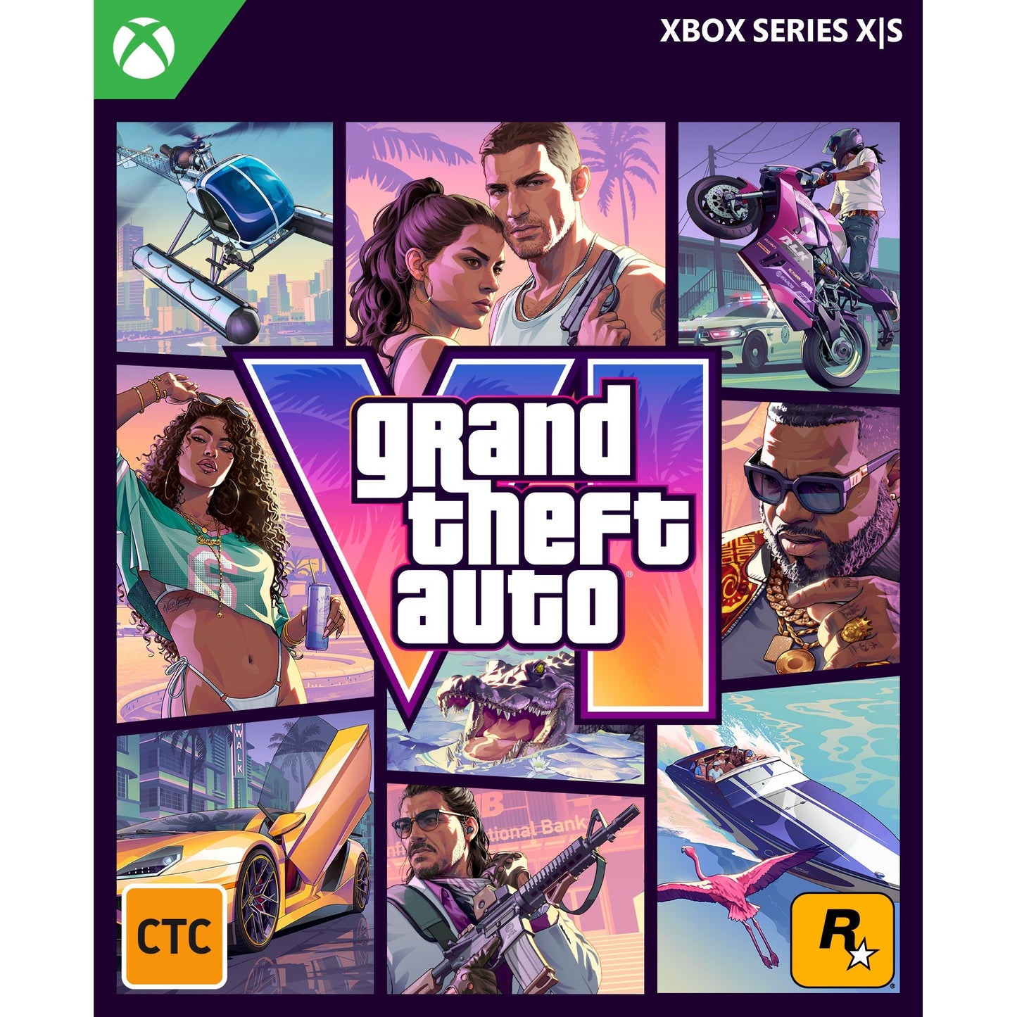 Grand Theft Auto VI GTA 6 Microsoft Xbox Series X|S - Open-World Action-Adventure Crime Game