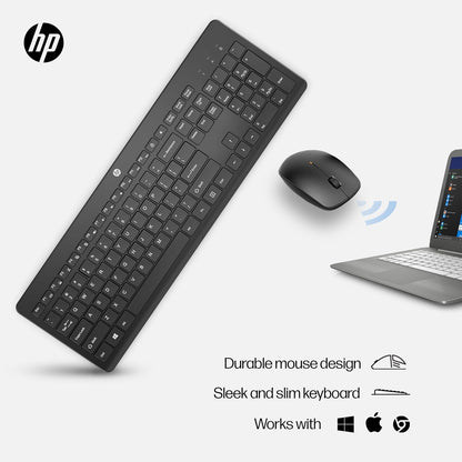 HP 230 Wireless Mouse & Keyboard Combo 18H24AA Black