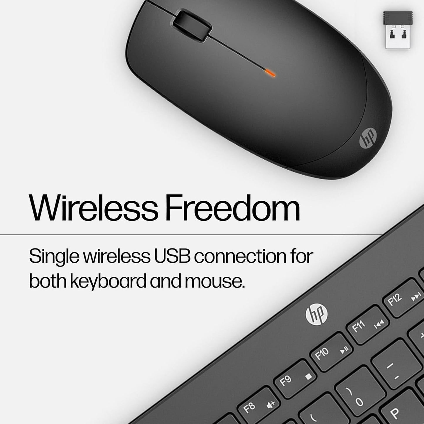 HP 230 Wireless Mouse & Keyboard Combo 18H24AA Black