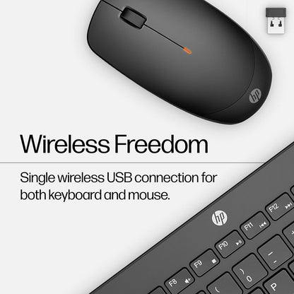 HP 230 Wireless Mouse & Keyboard Combo 18H24AA Black