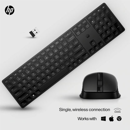 HP 650 Wireless Keyboard & Mouse Combo 4R013AA Black